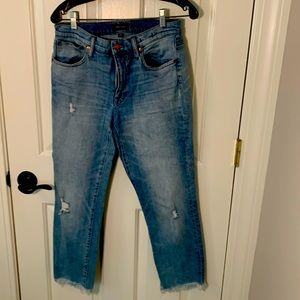 J crew slim broken in boyfriend jeans